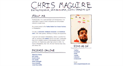 Desktop Screenshot of chrismaguire.com